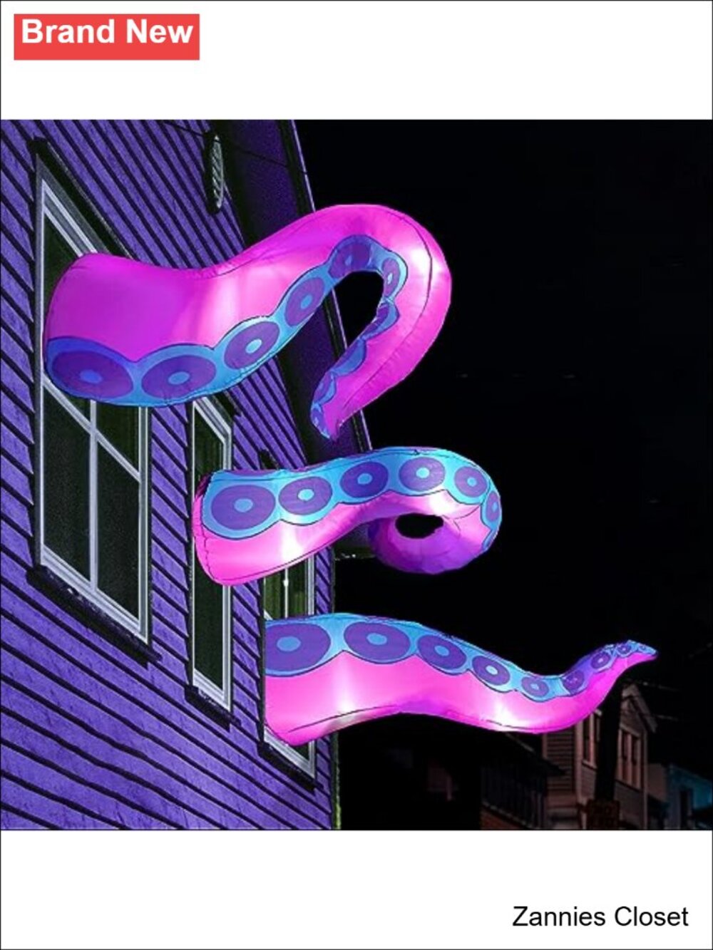 👻 Joiedomi Halloween Inflatable Octopus Tentacles LED Outdoor Yard Decor 3 Pc